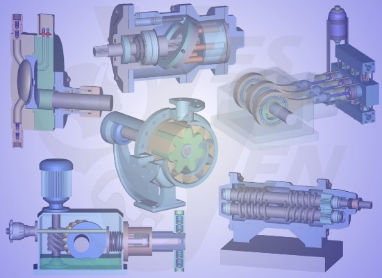 rotary pump types / reciprocating pump types